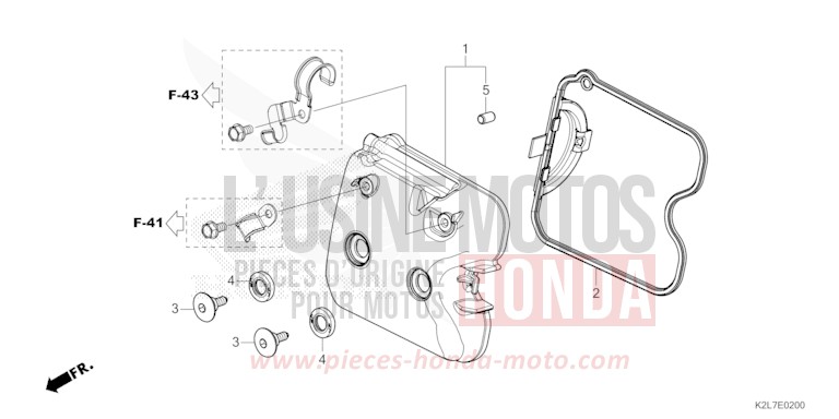 ZYLINDERKOPFDECKEL von ADV 350 MAT COAL BLACK METALLIC (NHC81) von 2026